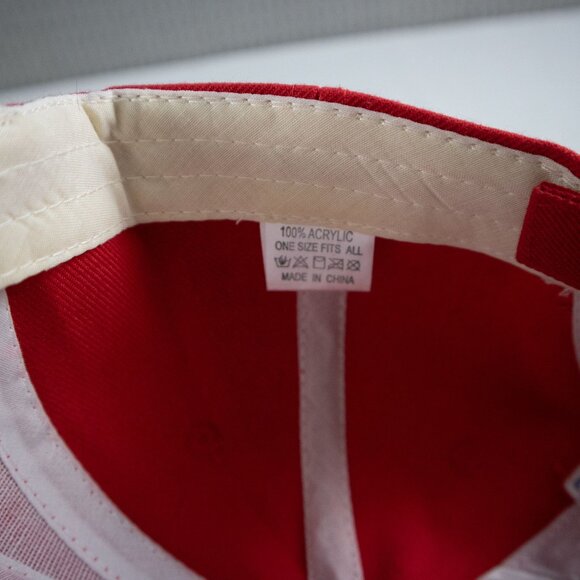 Chile Country Flag Embroidered Strapback Hat - Picture 7 of 8